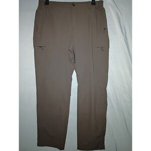 Mier Cargo Pants Women 16 Chocolate Brown Stretch Lightweight Utility Hiking
